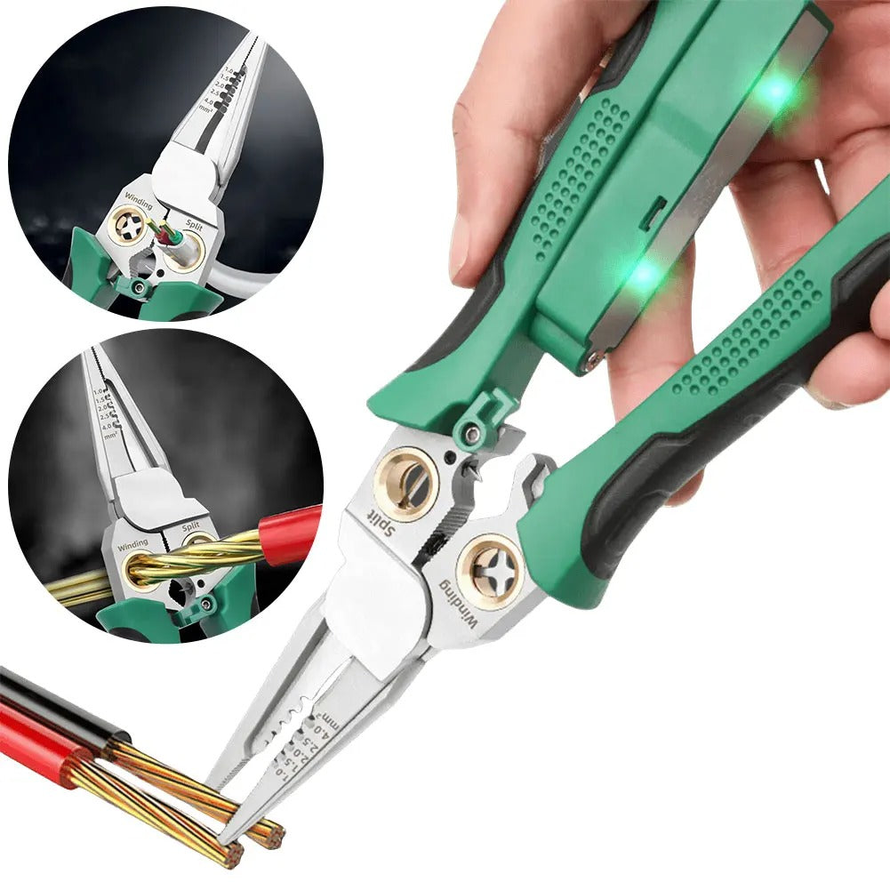 ALICATE DE ACERO INOXIDABLE MULTIFUNCIONAL PARA ELECTRICISTAS