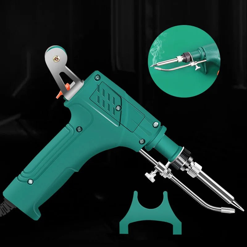 PISTOLA ELÉCTRICA PARA SOLDAR CON ALIMENTACIÓN DE ESTAÑO