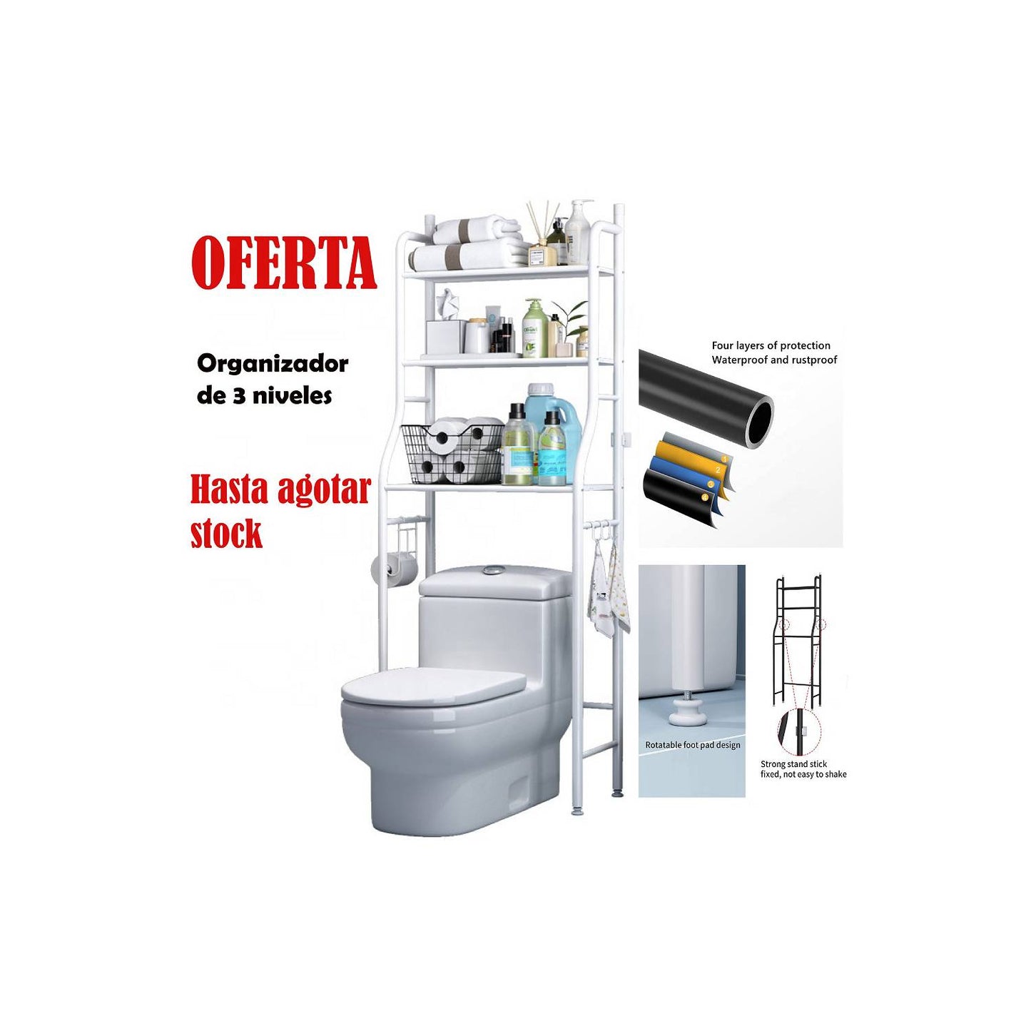 Estante de baño organizador - A1