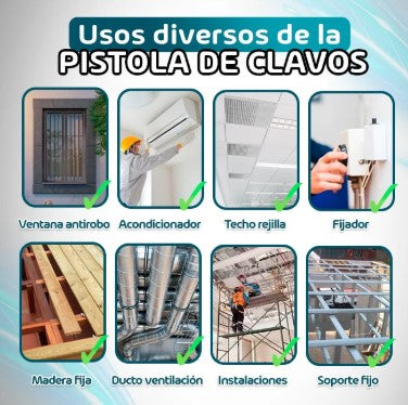 PISTOLA DE CLAVOS - ALTO IMPACTO