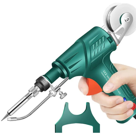 PISTOLA ELÉCTRICA PARA SOLDAR  CON ALIMENTACIÓN DE ESTAÑO