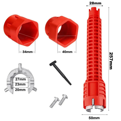 A 6 Llave gastiteria 8 en 1