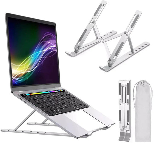 Soporte de aluminio para Laptop mas funda