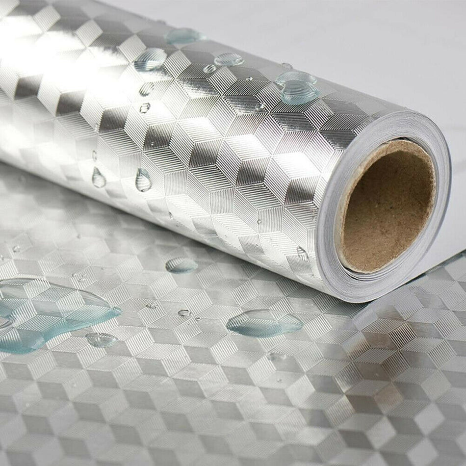 Papel Aluminio Adhesivo Protector de Cocina - 10 metros– Bravo